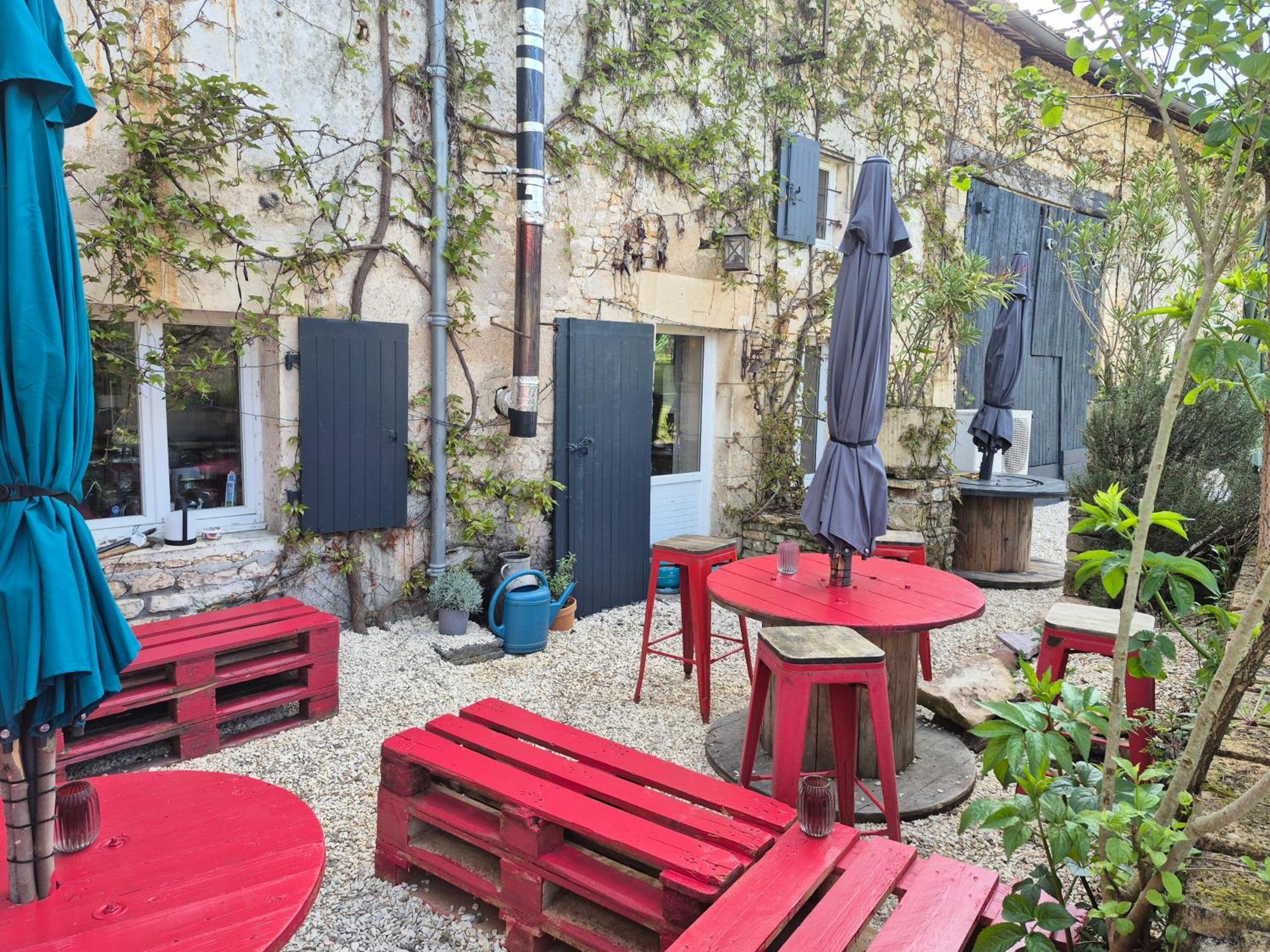 Villa Nid Charentais Angouleme pool jacuzzi à La Poterie  Extérieur photo